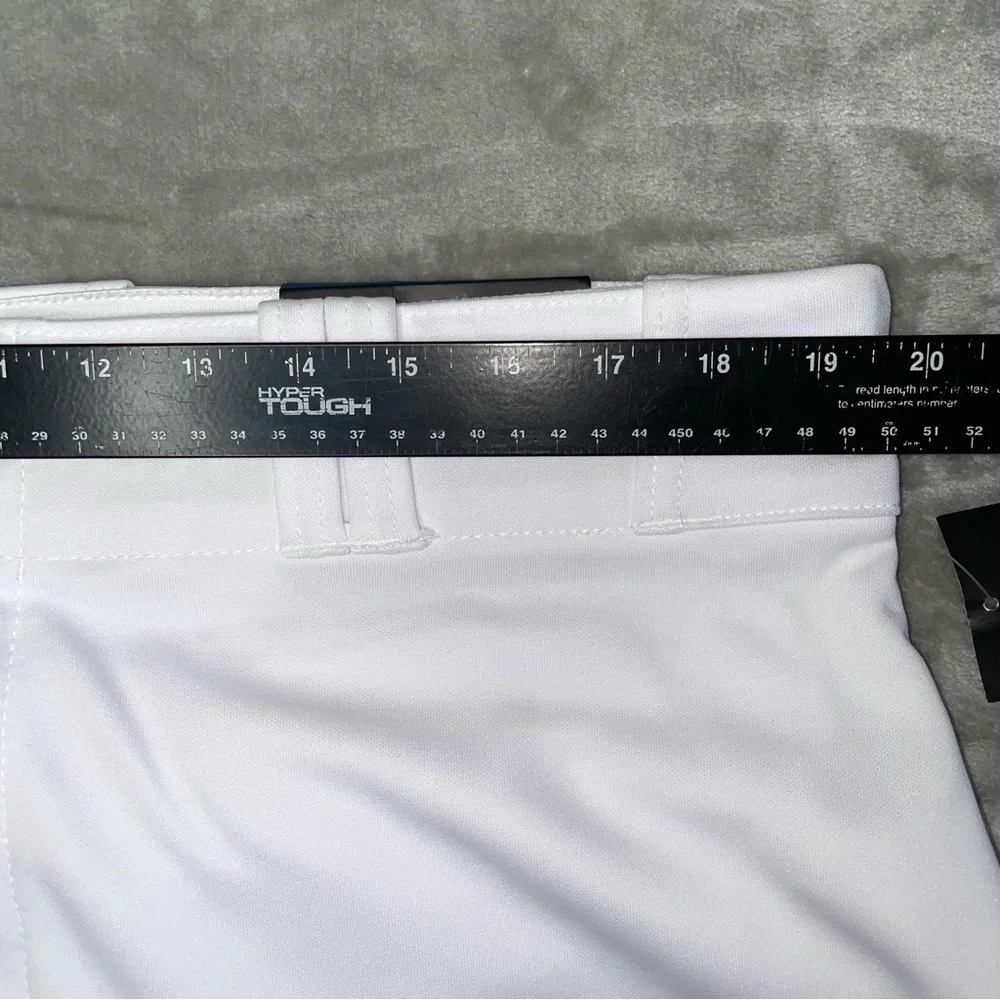 NWT Champro Men's Knicker Baseball Pants White with Black Piping Size XL